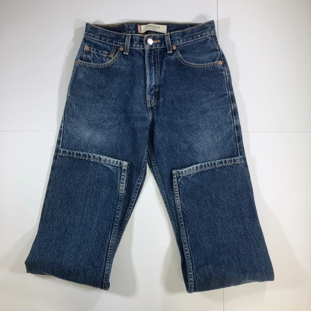 Vintage Levi's 505 Regular Fit Jeans Mens 29x32 Medium Wash Y2K